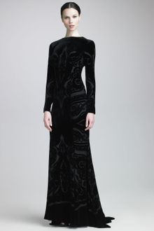 Etro Devoré Velvet Gown - Lyst