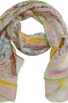 Etro Paisley Scarf - Lyst
