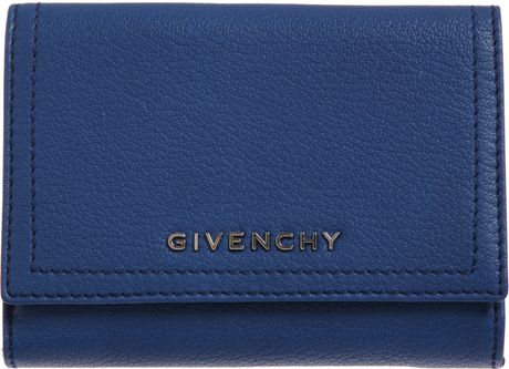 Givenchy Pandora Compact Billfold in Blue (silver) - Lyst
