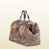 Gucci Goldmark Map Print Jacquard Cotton Carryon Duffle Bag in Brown for Men (multicolor) - Lyst