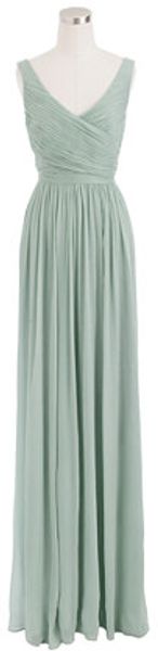 J.Crew Heidi Gown in Silk Chiffon - Lyst