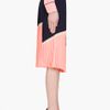 Marni Peach Pleated Midi Skirt in Pink (black) - Lyst