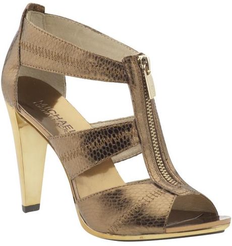 cheap buy discounted Michael Kors Berkley Logo Large Brown Clutch for sale online store free 