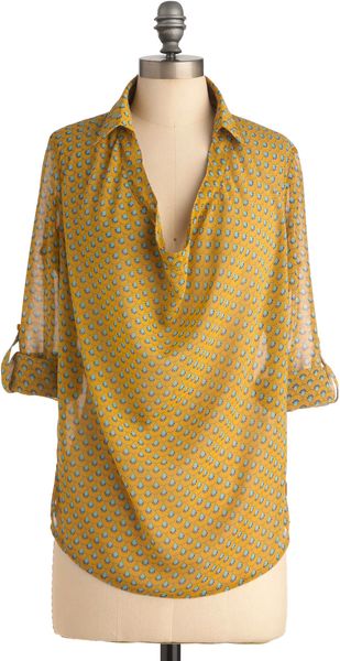 ModCloth Try Out Your Wings Top in Nouveau - Lyst