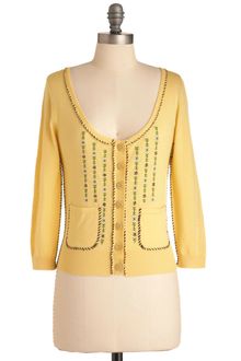 ModCloth Whipstitch It Good Cardigan - Lyst