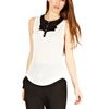 Oasis Oasis Pleat Bow Detail Top Whiteblack in White - Lyst