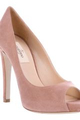 Valentino Peep Toe Pump