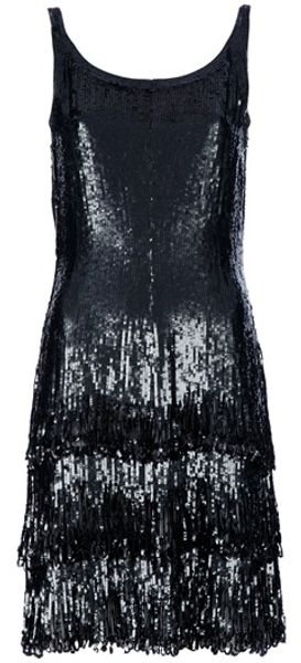 Alberta Ferretti Sequin Dress - Lyst