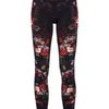 Alexander Mcqueen Floral Print Leggings in Black (floral) - Lyst