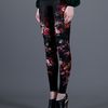 Alexander Mcqueen Floral Print Leggings in Black (floral) - Lyst