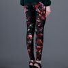 Alexander Mcqueen Floral Print Leggings in Black (floral) - Lyst