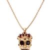 Alexander Mcqueen Skull Necklace in Gold - Lyst