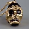 Alexander Mcqueen Skull Necklace in Gold - Lyst