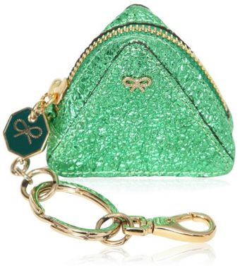Anya Hindmarch Emerald Chain Purse with Key Holder - Lyst