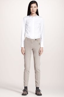 Brunello Cucinelli Garmentdyed Skinny Pants - Lyst