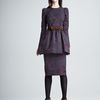 Burberry Prorsum Floralprint Peplum Dress in Floral (rust) - Lyst