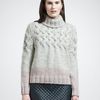 Chloé Chunky Turtleneck Sweater in Gray (pearl) - Lyst