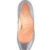 Christian Louboutin Daffodil Glitter Platform Pump in Silver - Lyst