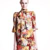 Dolce & Gabbana Floral Print Charmeuse Dress in Floral - Lyst
