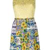 Dolce & Gabbana Sleeveless Dress in Yellow - Lyst