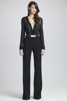 Elie Saab Beadedbodice Jumpsuit - Lyst