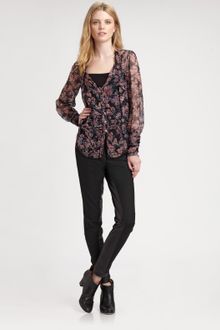 Elizabeth And James Wildflower Silk Blouse - Lyst