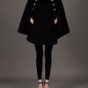 Emilio Pucci Military Cape in Black - Lyst