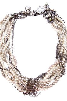 Erickson Beamon Pearl and Swarovski Crystal Necklace - Lyst