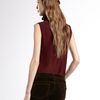 Gucci Pleatedneckline Silk Top in Red (wine) - Lyst