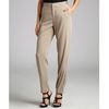 Helmut Lang Khaki Stretch Woven Cropped Trousers in Khaki - Lyst