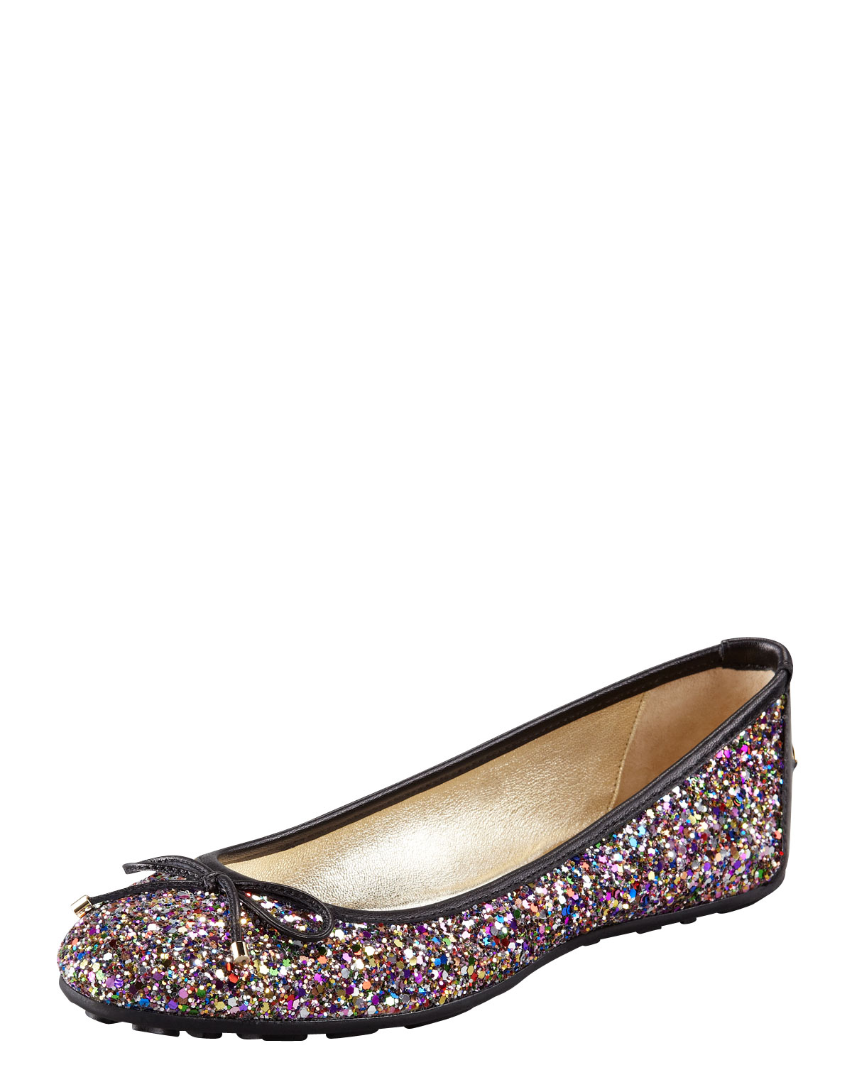 Jimmy Choo Walsh Glitter Ballet Flat In Multicolor Multi Lyst