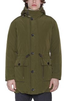 Kai Aakmann Hooded Eco Shearling Nylon Parka - Lyst