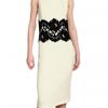 Michael Kors Lace and Wool Cady Dress in Beige (ivory) - Lyst