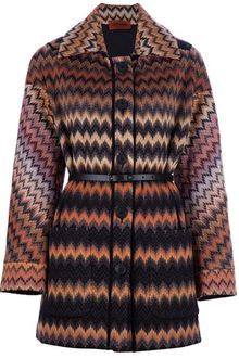 Missoni Signature Printed Coat - Lyst