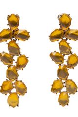 Oscar de la Renta Gemstone Earring