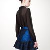 Stella Mccartney Patty Brocade Skirt in Blue (black) - Lyst