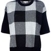 Stella Mccartney Checked Jumper in Black - Lyst