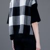 Stella Mccartney Checked Jumper in Black - Lyst