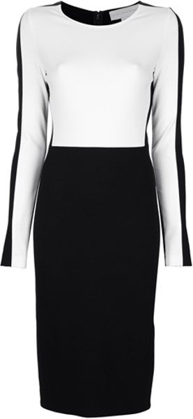 Stella Mccartney Compact Jersey Dress in Black - Lyst
