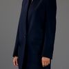 Stella Mccartney Long Coat in Blue - Lyst
