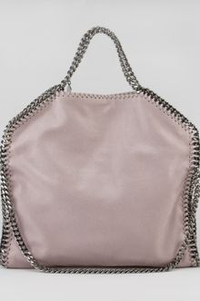 Stella McCartney Foldover Falabella Tote Shell - Lyst