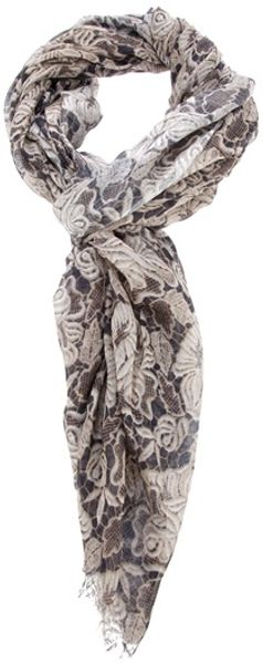 Stella McCartney Guipure Lace Scarf - Lyst