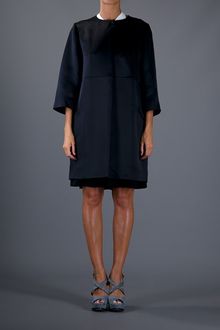 Yves Saint Laurent Round Neck Coat - Lyst