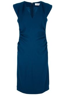 Yves Saint Laurent Ruched Dress - Lyst