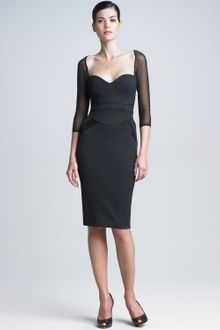 Zac Posen Sweetheartneck Dress - Lyst