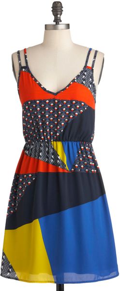ModCloth Count Me Indie Dress - Lyst