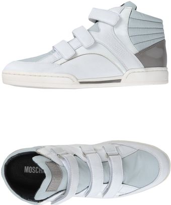 Moschino Hightop Sneaker - Lyst