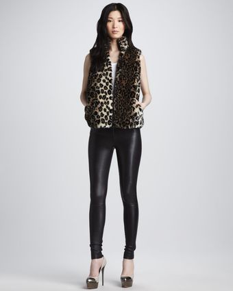 Alice + Olivia Leather Leggings - Lyst