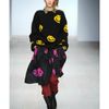 Ashish Hand Crafted TieDye Silk Skirt in Black (black pink) - Lyst