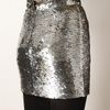 Ashish Handsequined Miniskirt in Silver - Lyst